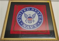 United States Navy Flag Framed