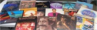 Box lot vinyl records- mostly pop and rock music