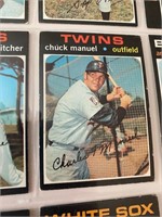 1971 TOPPS CHARLIE CHUCK MANUEL