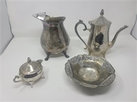 Set of Silver Plate