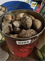 Bucket of Assorted Agates