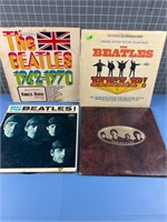 4X THE BEATLES RECORD ALBUMS VINTAGE