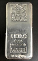 1 Kilo Silver Bar Republic Metals