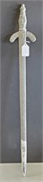 Vintage Cast Aluminum Fantasy Sword