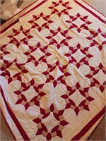 Antique Red & white Quilt