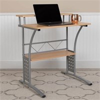 New Maple Computer Desk with Top and Lower