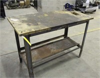 Metal Shop Table w/Erwin 4" Vise Approx 48"x35"x24