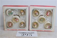 (2) Boxes of Vintage Christmas Ornaments