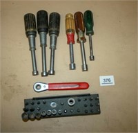 Nut Drivers; Screwdriver Bits; Sockets