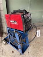 LINCOLN ELECTRIC EASY MIG 140 WELDER WITH CART