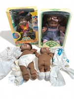 4 vintage Cabbage Patch dolls toys