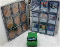Magic cards in binder and deck box
