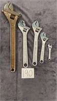 Adjustable wrenches