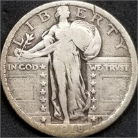 1918-P Standing Liberty Silver Quarter