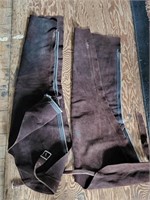 Brown Leather Chaps