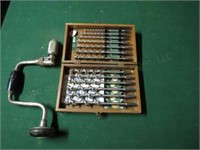 Hand Drill, Irwin Drill Bit Set