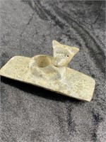 Fox Effigy Stone Pipe