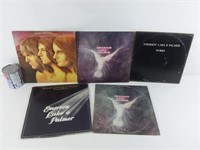 5 vinyles Emerson Lake and Palmer