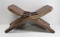 Mayan / Aztec Wood Carved Folding Seat