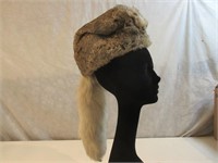 Chapeau de fourrure style Davy Crockett