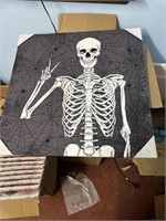 large skeleton picture for halloween 2ft x 2ft