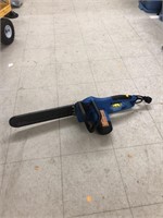 Blue Max Electric Chain Saw Runs & Cuts Well