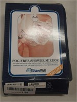 Fog free shower mirror