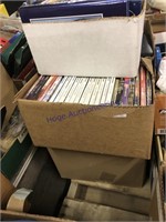 4 BOXES--VHS TAPES, BOOKS, MAGAZINES