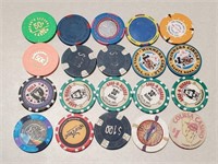 Huge Casino Chip Collection Timed Auction Part 1 of 3