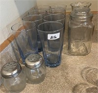 Lot of Drinking Glasses/ Various Glassware