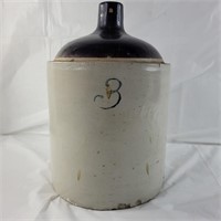 Large two tone stone ware jug
