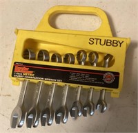 NEW 7-pc. Stubby combo metric wrenches