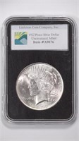 1922 Peace Silver Dollar Littleton Case