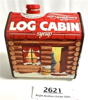 Vintage Log cabin syrup tin, this tent is an