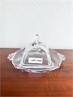 *VINTAGE HEISEY* Butter Dish