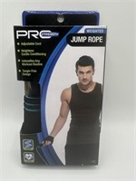 Pro Strength Weighted Jump Rope for Cardio Workout