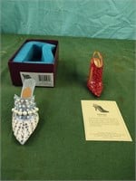 Raine originals shoe figurine. New in boxes