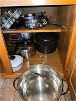 Pots, pans and cookie sheets