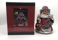 Ohio State Osu Cookie Jar In Box 14in H
