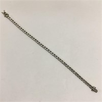 Sterling Silver & Cubic Zirconia Bracelet