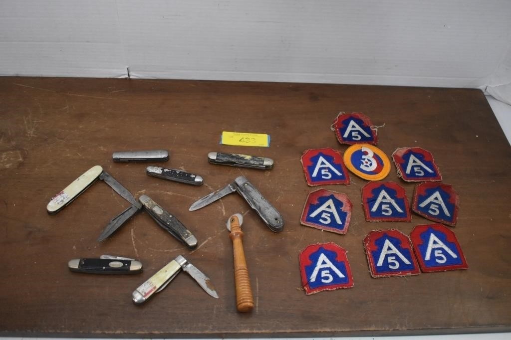 Pocket Knives & Vintage Patches