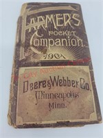 1901 farmers pocket companion Deere & Webber