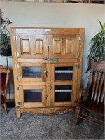 H Ehrlich & Sons Oak Ice Box cabinet