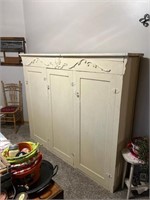 Old wood cabinet - heavy