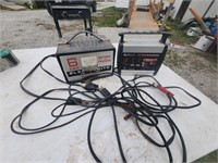 Two battery chargers