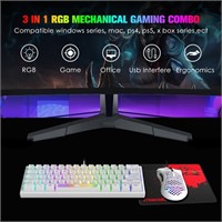 ZIYOU LANG K61 - 60% Compact Gaming Keyboard and
