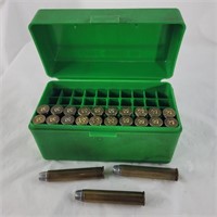 444 Marlin, 3 rounds, 20 shell cases