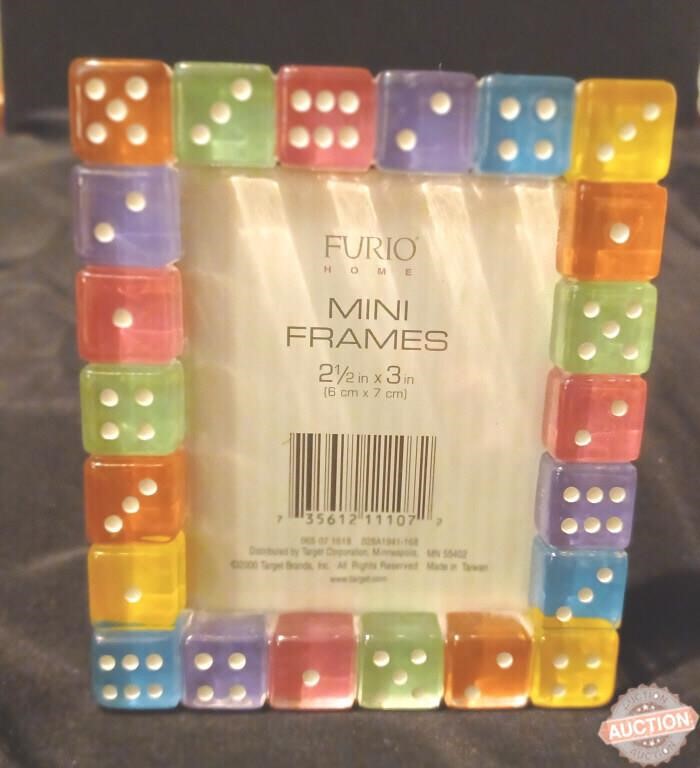 Colorful Dice Picture Frame