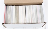 Box of Assorted Football Cards