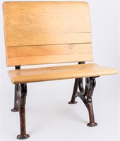 Antique Country School House Student Chair Seat